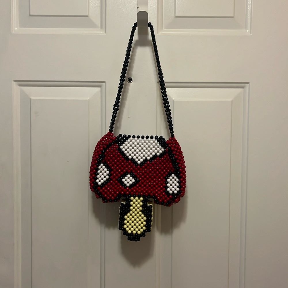 Mushroom bead bag